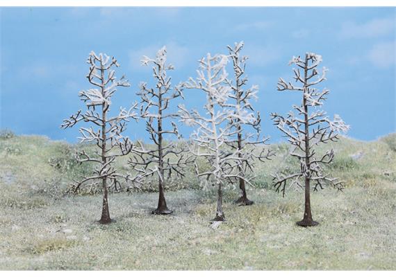 Heki 2105 5 Winterbäume, 10 cm