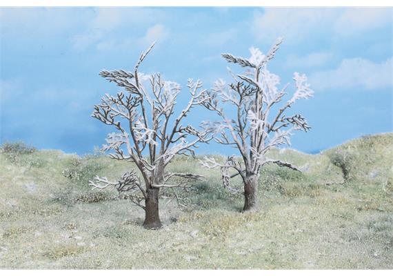 Heki 2106 2 Winterbäume, 14 cm