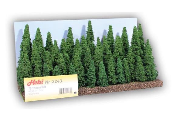 HEKI 2243 Tannenwald, 40 Tannen, 5 - 12 cm