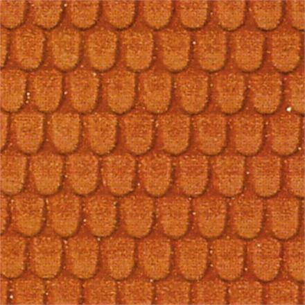 HEKI 72312 Dachziegel HEKI dur 40 x 20 cm 2 Stk. 0/1/H0