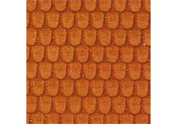 HEKI 72312 Dachziegel HEKI dur 40 x 20 cm 2 Stk. 0/1/H0