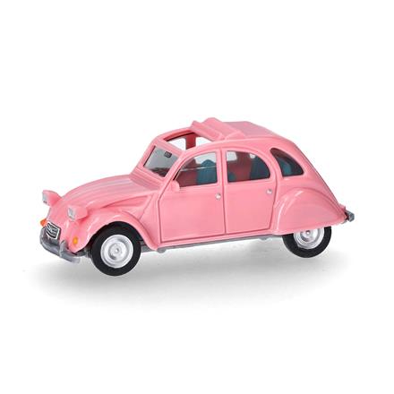 Herpa 020824-008 Citroen 2CV, offen, hellrosa - H0 (1:87)