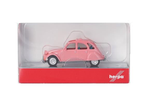 Herpa 020824-008 Citroen 2CV, offen, hellrosa - H0 (1:87) | Bild 5