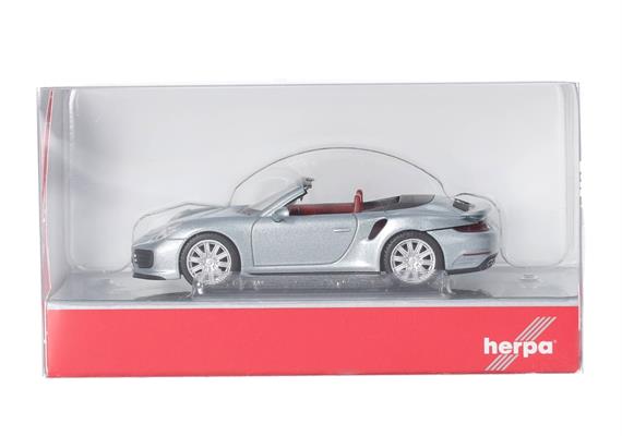 Herpa 038928-003 Porsche 911 (991) Turbo Cabrio, dolomitsilber - H0 (1:87) | Bild 5