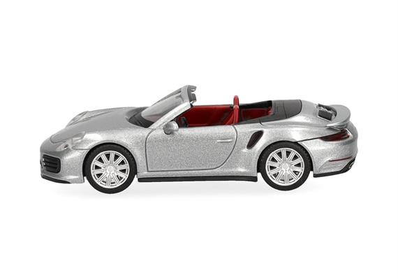 Herpa 038928-003 Porsche 911 (991) Turbo Cabrio, dolomitsilber - H0 (1:87) | Bild 4