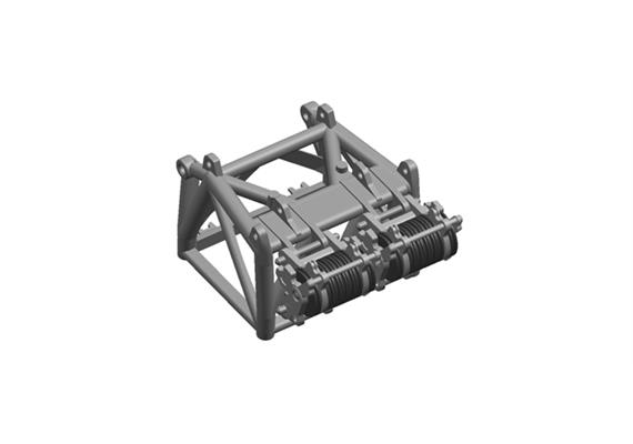 Herpa 053556 Zubehör Rollenpaket für "Liebherr Raupenkran LR 1600/2" HO