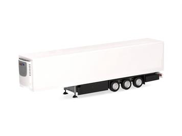 Herpa 077088 Schmitz E-Trailer Kühlkofferauflieger 3achs, weiss - Massstab 1:87