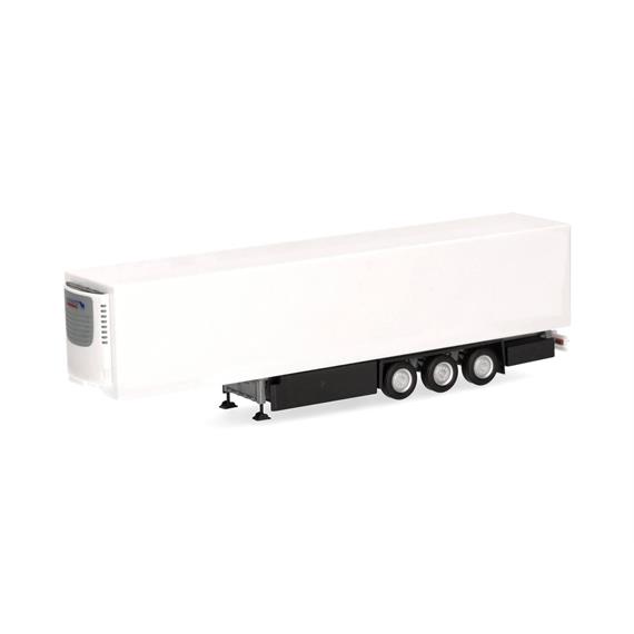 Herpa 077088 Schmitz E-Trailer Kühlkofferauflieger 3achs, weiss - Massstab 1:87