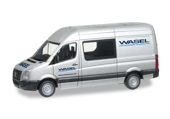 Herpa 091640 VW Crafter Halbbus Hochdach "Wasel Krane" - 1:87 (H0)