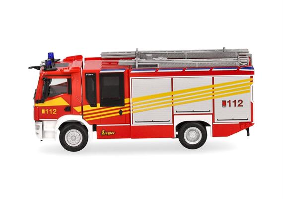 Herpa 097086 MAN TGM CC Ziegler Z-Cab "Feuerwehr" - Massstab 1:87 | Bild 4