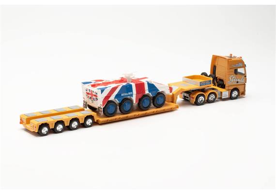 Herpa 316439 MAN TGX GX 6x2 Tieflade-Sattelzug "Spedition Steinle" - H0 (1:87) | Bild 3