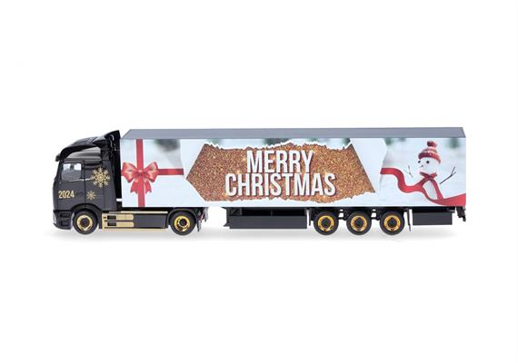 Herpa 318310 MB eActros 600 Procabin Koffer-Sattelzug "Weihnachten 2024" - H0 (1:87) | Bild 4