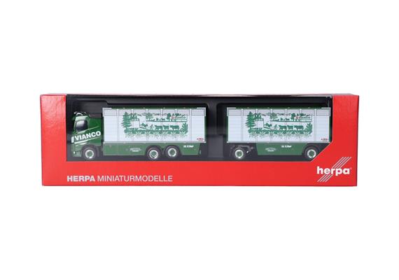 Herpa 320832 Volvo FH GL FD 2020 Viehtransporter-Hängerzug "Vianco - H0 (1:87) | Bild 5