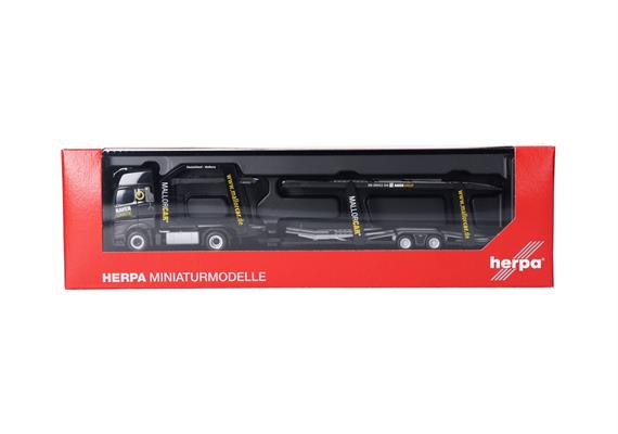 Herpa 321372 MB Actros L '18 Gigaspace Autotransporter-Hängerzug "Raven Logistic" - H0 | Bild 5