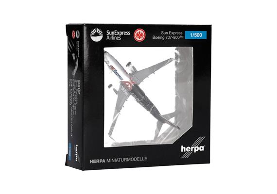 Herpa 538107 SunExpress Boeing 737-800 Eintracht Frankfurt - SGE Express - Massstab 1:500 | Bild 5