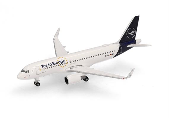 Herpa 538176 Lufthansa Airbus A320 "Yes to Europe" - D-AIUC - Massstab 1:500 | Bild 4