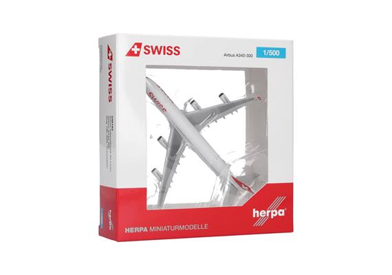 Herpa 538183 Swiss International Air Lines Airbus A340-300 - Massstab 1:500 | Bild 5