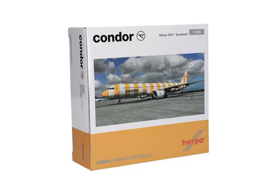 Herpa 572576 Condor Airbus A321 "Sunshine" – D-AIAD - Massstab 1:200 | Bild 5