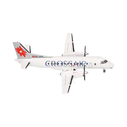 Herpa 573252 Crossair Saab 340 (last color scheme) - Massstab 1:200