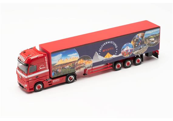 Herpa 953474 Mercedes-Benz Actros '18 Gigaspace Gardinenplanensattelzug Circus Monti - H0 | Bild 3