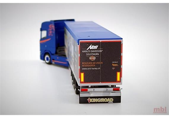 Herpa 957205 Scania CS20 HD Schubboden-Sattelzug "Rüegsegger/Harley Davidson" - H0 (1:87) | Bild 3
