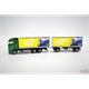 Herpa 957212 Volvo FH GL Planen-Hängerzug "Traveco/Elmer Citro" - H0 (1:87)