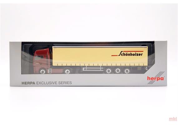 Herpa 962216 MAN TGX GX Gardinenplanen-Sattelzug "Schönholzer" - H0 (1:87) | Bild 5