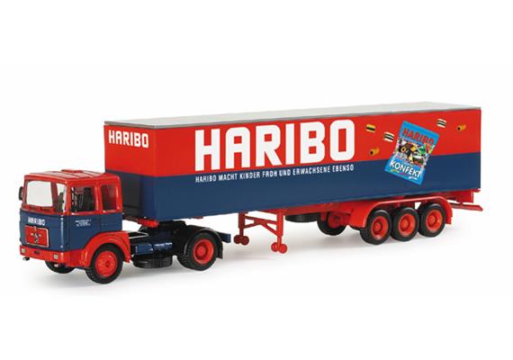 Herpa MAN F8 Koffer-Sattelzug "Haribo"