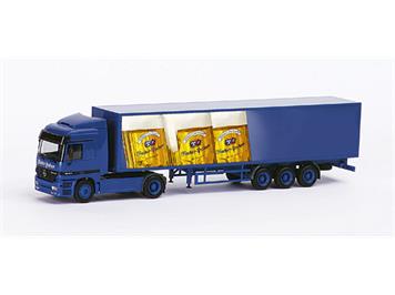 Herpa Mercedes Benz Actros L Koffer-Sattelzug "Hacker Pschorr"