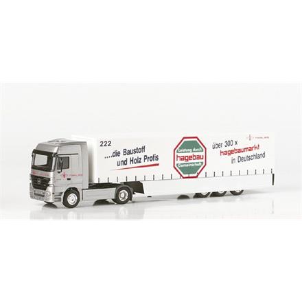 Herpa Mercedes Benz Actros LH '02 Safeliner-Sattelzug "Tralas"