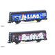 Hobbytrain H24667 SBB Schiebewandwagen Hbbillns Graffiti Limo, Ep. V - N (1:160)