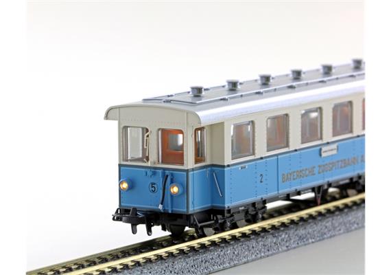 Hobbytrain H43101 Personenwagen-Set "Zugspitzbahn" 2er Set, H0m (1:87) | Bild 3