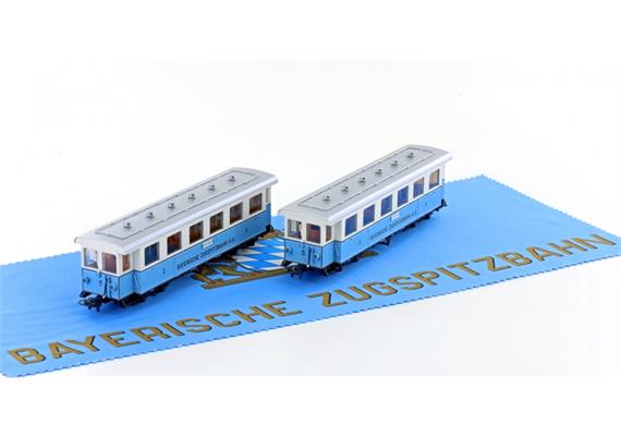 Hobbytrain H43101 Personenwagen-Set "Zugspitzbahn" 2er Set, H0m (1:87) | Bild 2