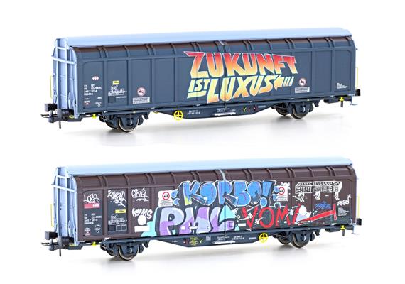 Hobbytrain H45104 SBB 2-achsiger Schiebewandwagen Hbbillns Zukunft ist Luxus, Ep. VI - H0