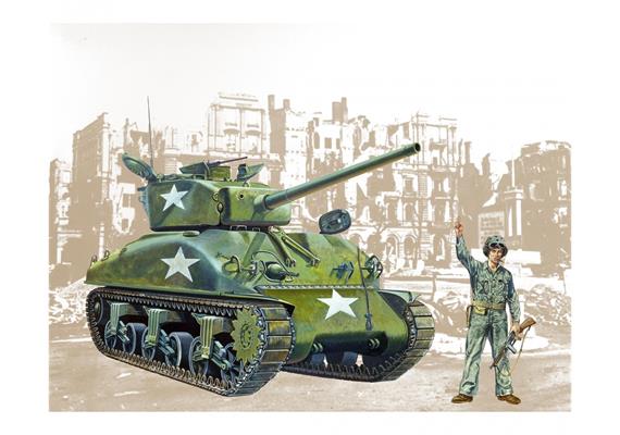 Italeri 0225 Sherman M4A1 "V-DAY" Special Edition - Massstab 1:35 | Bild 2