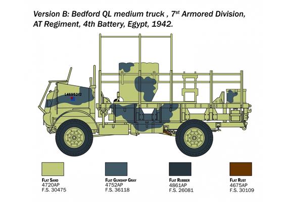 Italeri 0241 Bedford QL Truck - Massstab 1:35 | Bild 3