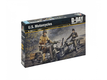 Italeri 0322 U.S. Motorräder WWII - Massstab 1:35
