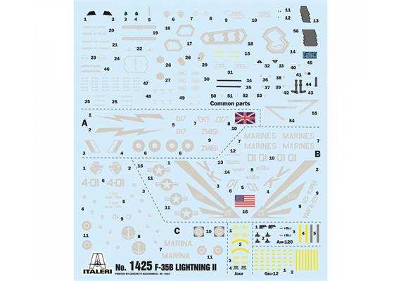 Italeri 1425 F-35 B Lightning II Lockheed Martin - Massstab 1:72 | Bild 4