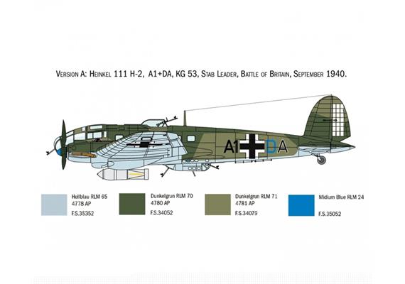Italeri 1436 Heinkel HE-111H-6 - Massstab 1:72 | Bild 3
