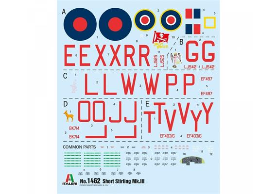 Italeri 1462 British Stirling Mk. III - Massstab 1:72 | Bild 5