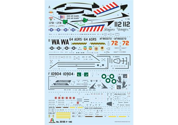 Italeri 35105 F-16C Fighting Falcon War Thunderr - Massstab 1:48 | Bild 2