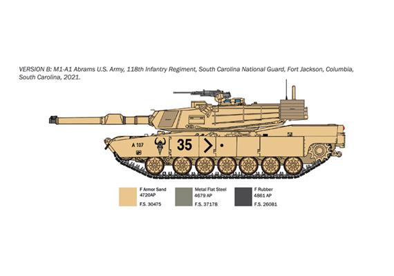 Italeri 35108 M1A1 Abrams War Thunder - Massstab 1:35 | Bild 4