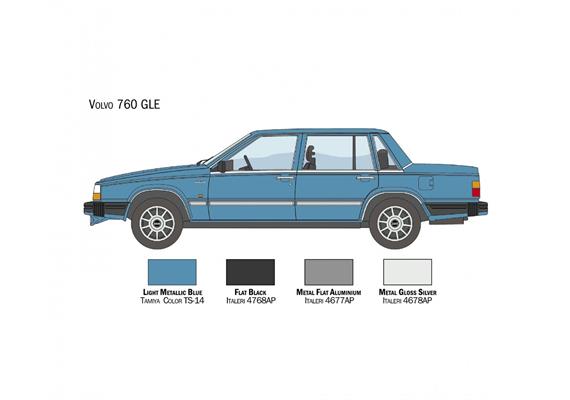 Italeri 3623 Volvo 760 GLE - Massstab 1:24 | Bild 5