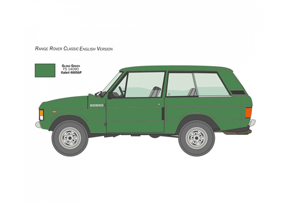 Italeri 3644 Range Rover Classic - Massstab 1:24 | Bild 5