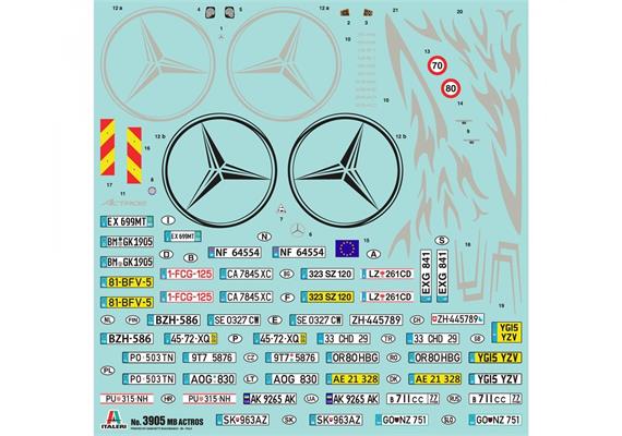 Italeri 3905 Mercedes Benz Actros MP4 Gigaspace - Massstab 1:24 | Bild 5