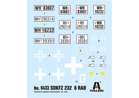 Italeri 6433 Dt. Sd.Kfz. 232 6 Rad - Massstab 1:35 | Bild 3