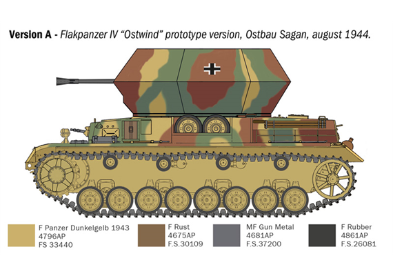Italeri 6594 Flakpanzer IV Ostwind - Massstab1:35 | Bild 3