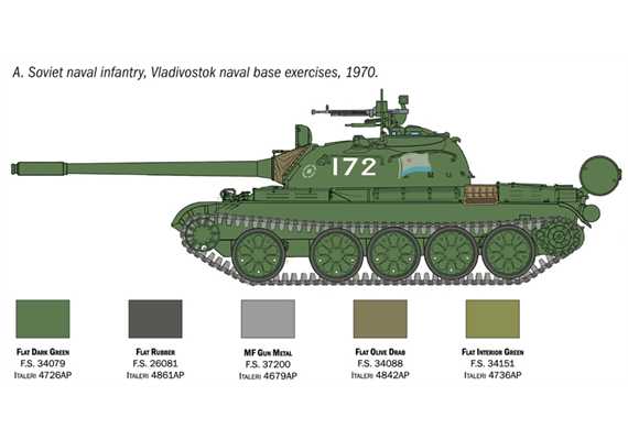 Italeri 7081 T-55 - Massstab 1:72 | Bild 4