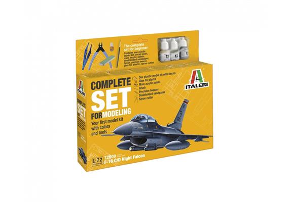 Italeri 72009 Model-Set F-16 C/D Night Falcon - Massstab 1:72 | Bild 1