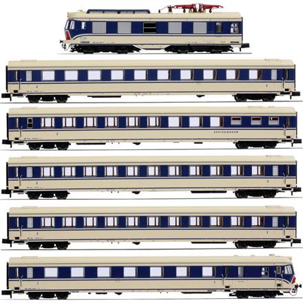 Jägerndorfer 74312 6tlg. Triebzug 4010.017 Transalpin der ÖBB, blau/creme mit Sound, N